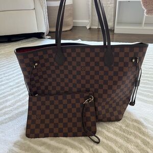 LV MM neverfull tote
